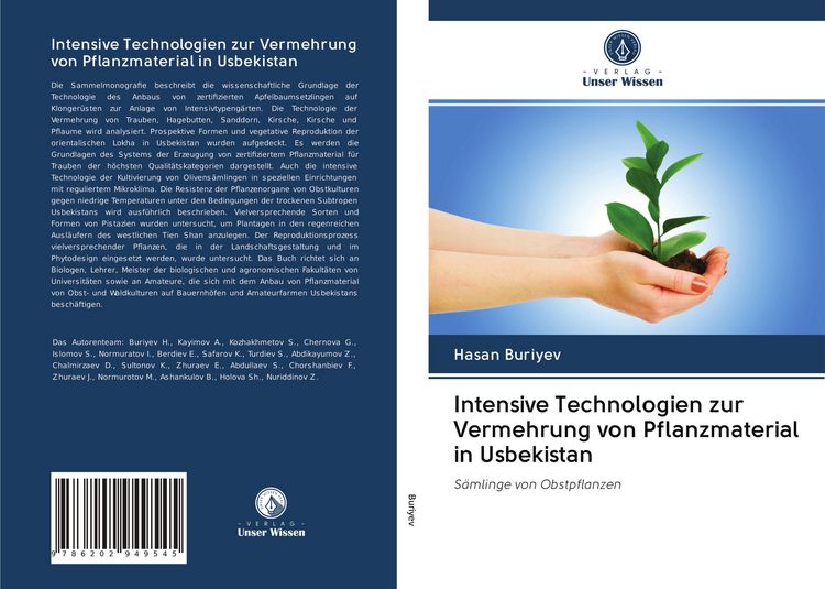 Produktbild: Intensive Technologien zur Vermehrung von Pflanzmaterial in Usbekistan