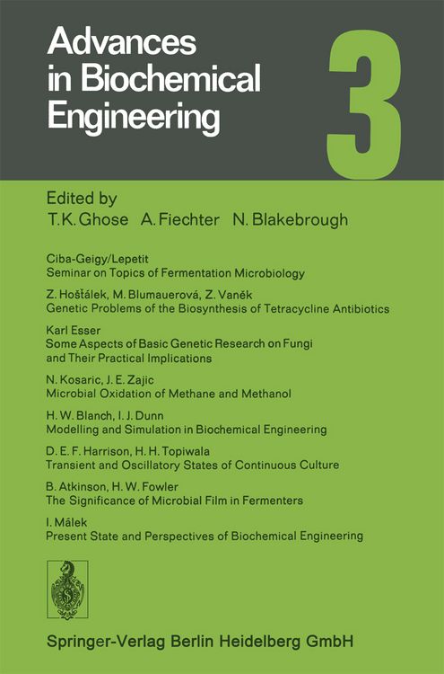 Produktbild: Advances in Biochemical Engineering