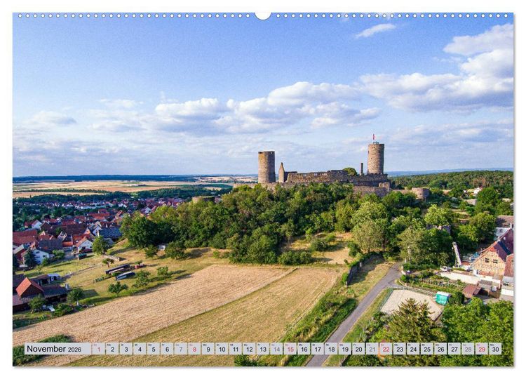 Produktbild: Ausblicke - Mittelhessen von Oben (Wandkalender 2026 DIN A2 quer), CALVENDO Monatskalender