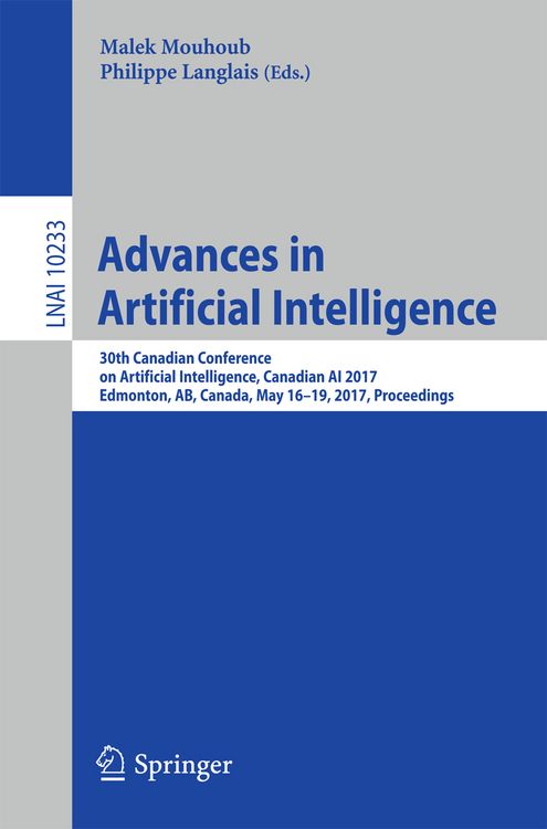 Produktbild: Advances in Artificial Intelligence