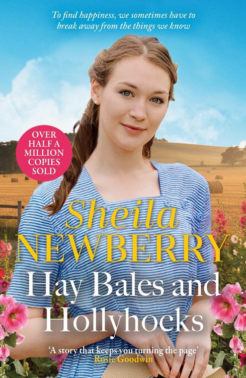 Produktbild: Hay Bales and Hollyhocks