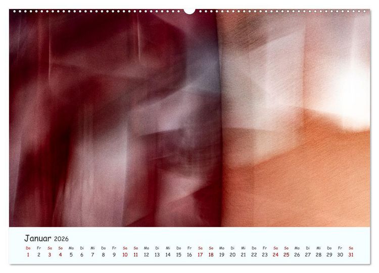 Produktbild: Farbgrafik - Die Sch&ouml;nheit der abstrakten Fotografie (Wandkalender 2026 DIN A2 quer), CALVENDO Monatskalender