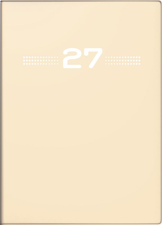 Produktbild: rido/id&eacute; 7013202037 Taschenkalender Mod. perfect/Technik I 2027 A6, Kunststoff, sand