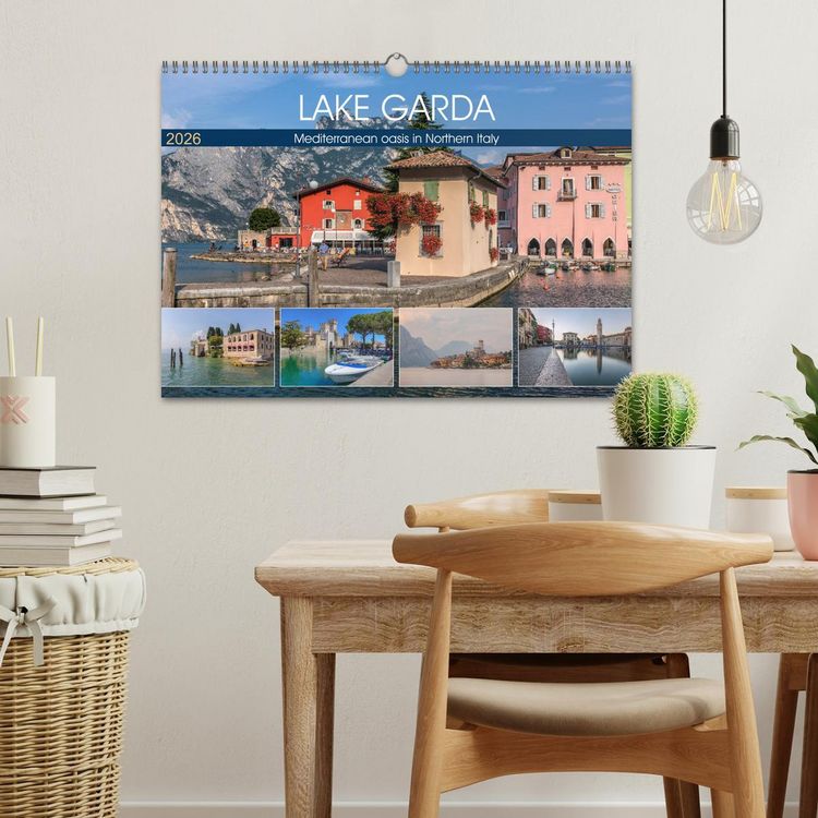 Produktbild: Lake Garda Mediterranean oasis in Northern Italy (Wall Calendar 2026 DIN A3 landscape), CALVENDO 12 Month Wall Calendar
