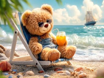 Produktbild: CALVENDO Puzzle Am Strand liegen ist aber auch prima | 1000 Teile Lege-Gr&ouml;&szlig;e 64x48cm Foto-Puzzle f&uuml;r gl&uuml;ckliche Stunden