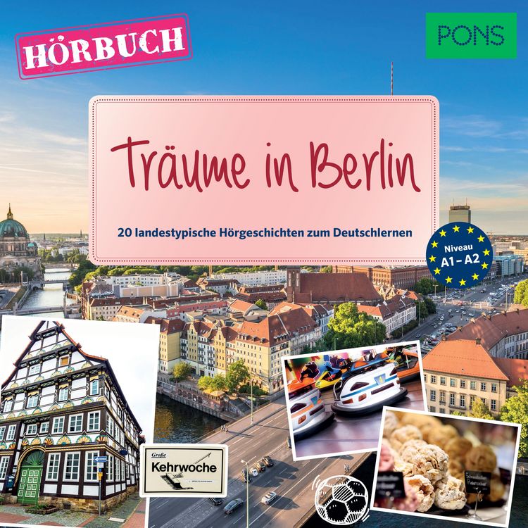 Produktbild: PONS H&ouml;rbuch Deutsch als Fremdsprache: Tr&auml;ume in Berlin