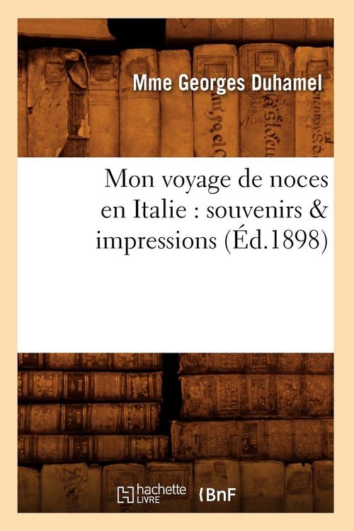 Produktbild: Mon voyage de noces en Italie