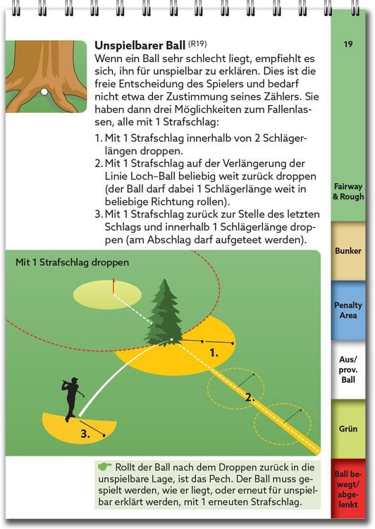 Produktbild: Golfregeln kompakt 2023-2027