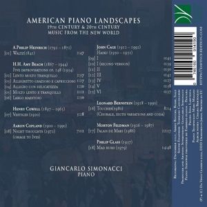 Produktbild: America Piano Ladscapes-19TH and 20TH Century Musi