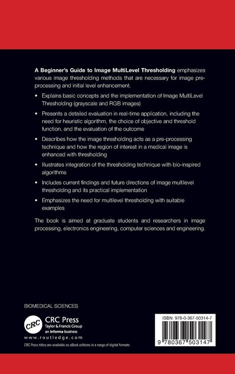 Produktbild: A Beginner's Guide to Multilevel Image Thresholding