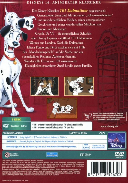 Produktbild: 101 Dalmatiner - Disney Classics