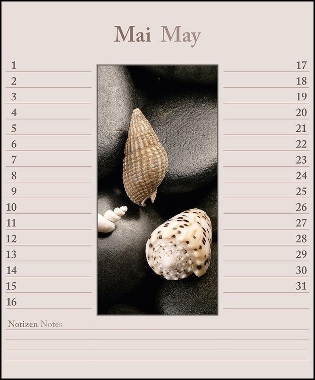 Produktbild: Shells & Stones Geburtstagskalender