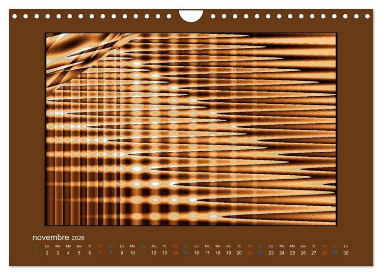 Produktbild: L'&acirc;me sauvage de l'abstrait (Calendrier mural 2026 DIN A4 vertical), CALVENDO calendrier mensuel