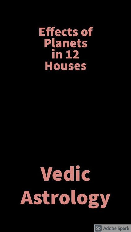 Produktbild: Effects of planets in 12 houses