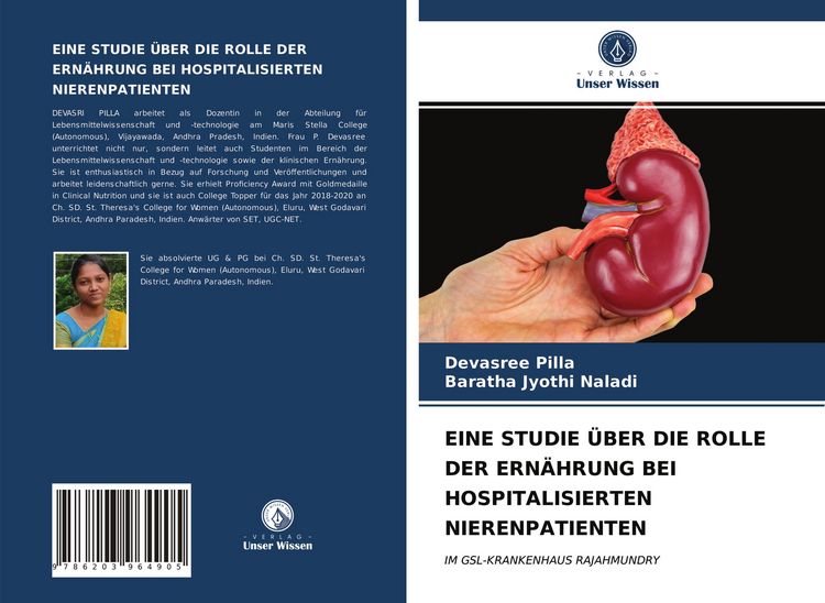 Produktbild: Eine Studie &uuml;ber die Rolle der Ern&auml;hrung bei Hospitalisierten Nierenpatienten