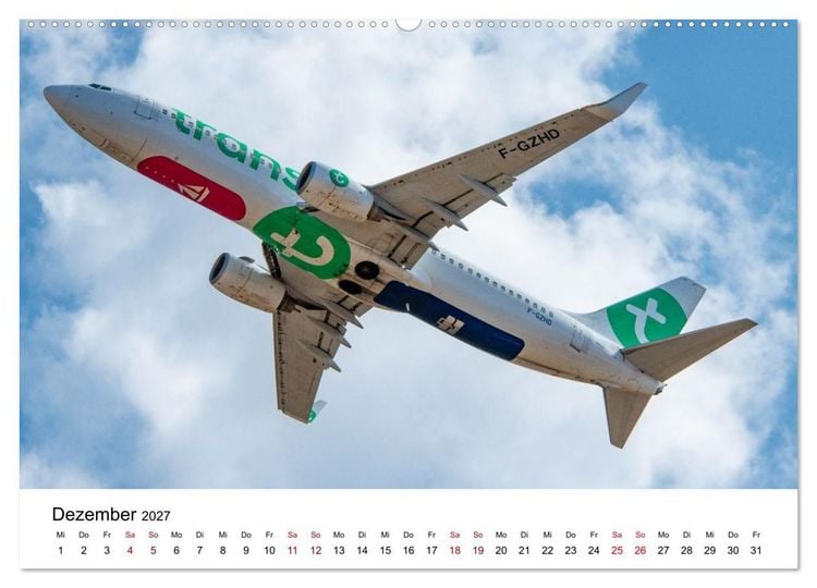Produktbild: Boeing 737 - Die Baby Boeing (Wandkalender 2027 DIN A2 quer), CALVENDO Monatskalender