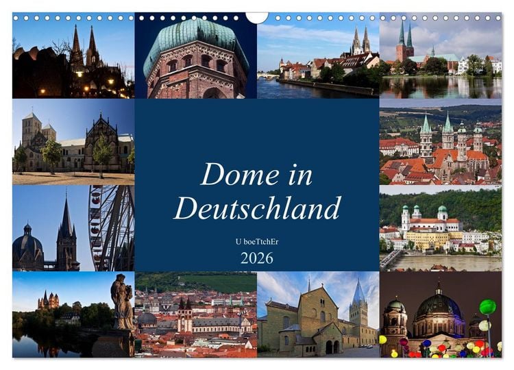 Produktbild: Dome in Deutschland (Wandkalender 2026 DIN A3 quer), CALVENDO Monatskalender