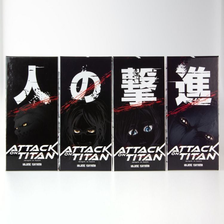 Produktbild: Attack on Titan, B&auml;nde 1-5 im Sammelschuber mit Extra