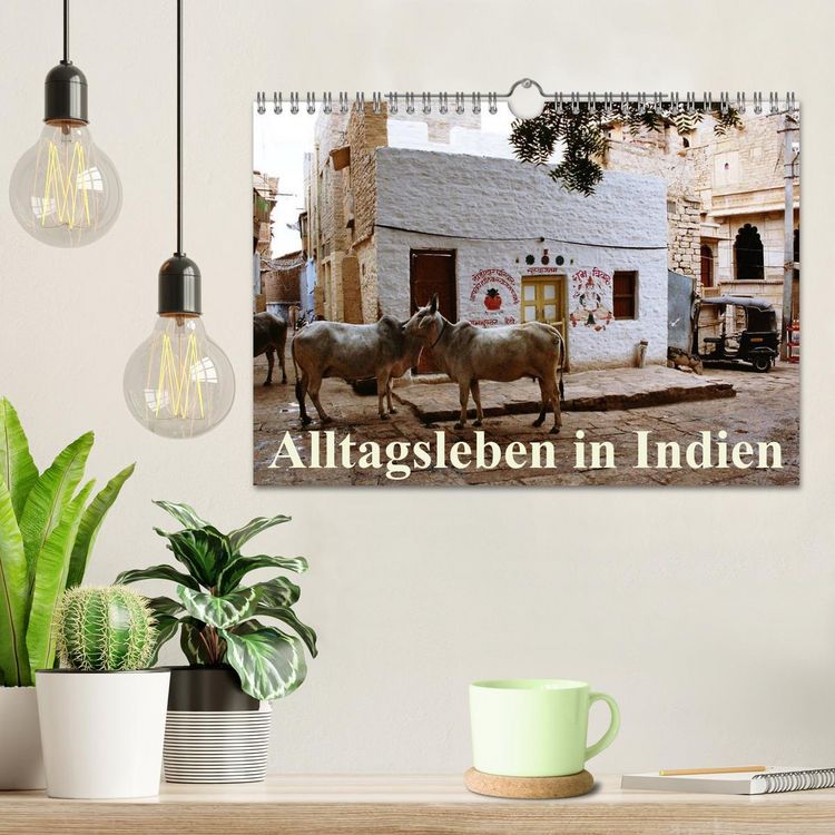 Produktbild: Alltagsleben in Indien (Wandkalender 2026 DIN A4 quer), CALVENDO Monatskalender