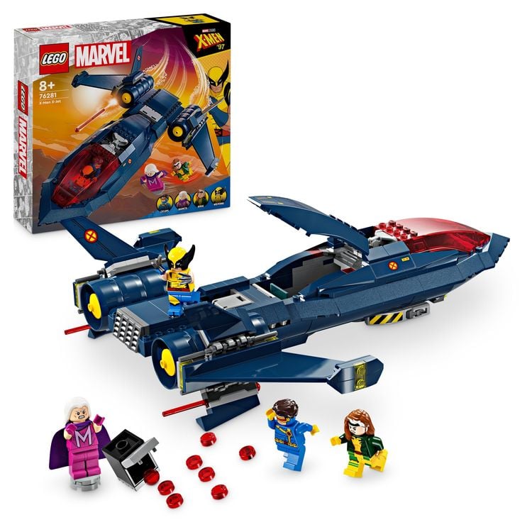 Bild vom Artikel LEGO Marvel 76281 X-Jet der X-Men, baubares Modell-Flugzeug mit Figuren vom Autor 