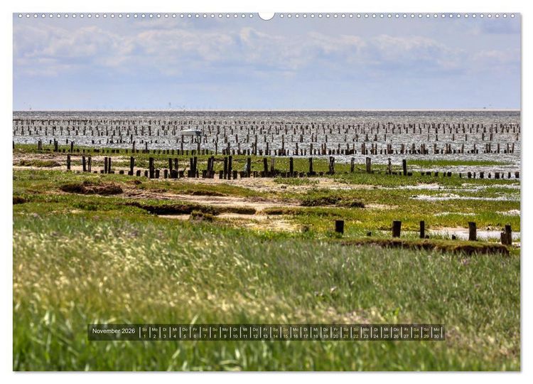 Produktbild: Mand&oslash; - Perle im d&auml;nischen Wattenmeer (Wandkalender 2026 DIN A2 quer), CALVENDO Monatskalender
