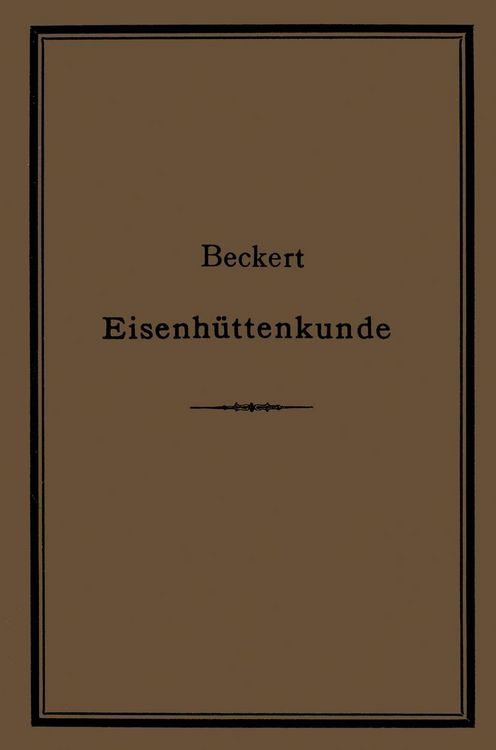 Produktbild: Leitfaden zur Eisenh&uuml;ttenkunde