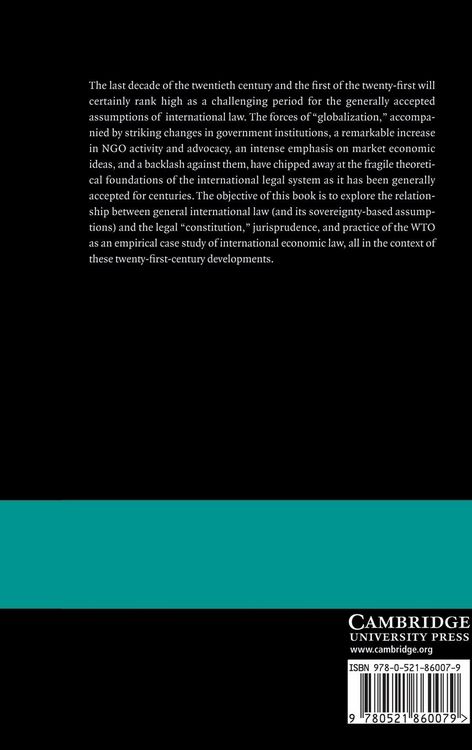 Produktbild: Sovereignty, the WTO and Changing Fundamentals of International Law