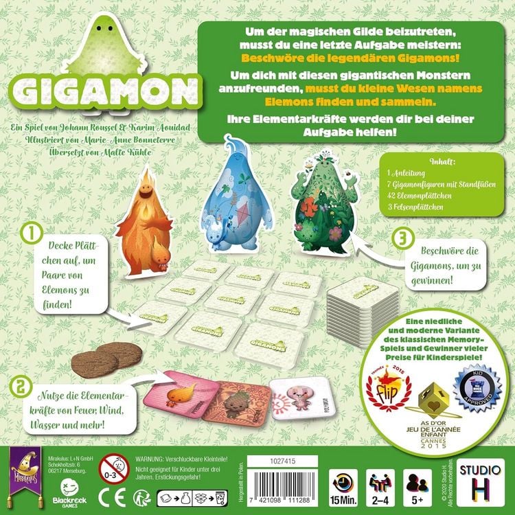 Produktbild: Gigamon - Nominiert Kinderspiel des Jahres 2023