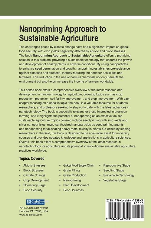 Produktbild: Nanopriming Approach to Sustainable Agriculture