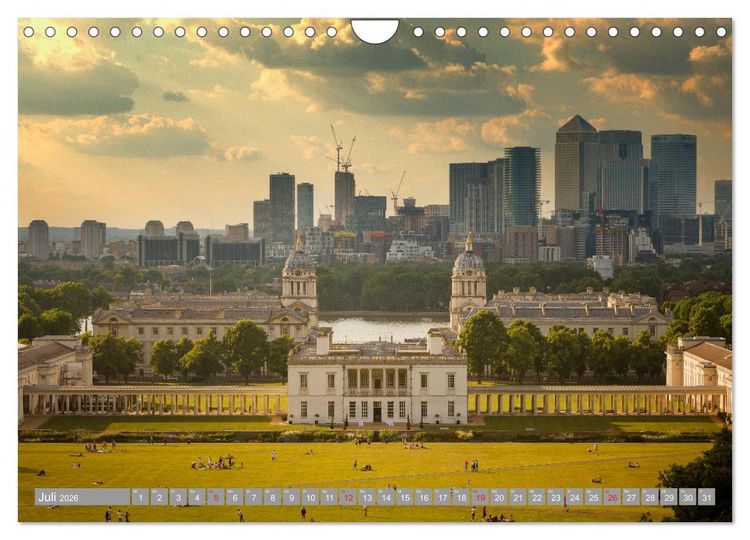 Produktbild: London Sehensw&uuml;rdigkeiten (Wandkalender 2026 DIN A4 quer), CALVENDO Monatskalender