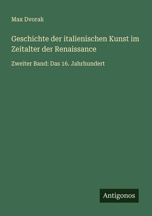 Produktbild: Geschichte der italienischen Kunst im Zeitalter der Renaissance
