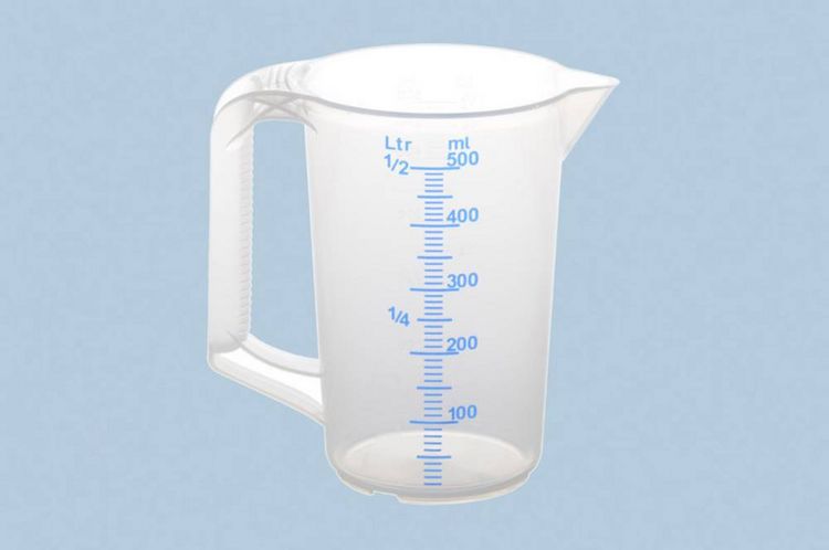 Produktbild: H&uuml;nersdorff 935000 Messbecher 500ml Polypropolene (PP)