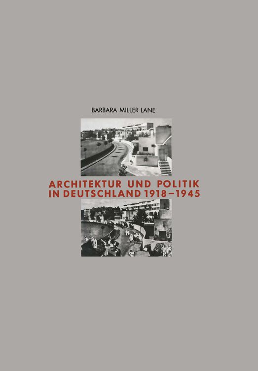 Produktbild: Architektur und Politik in Deutschland 1918&ndash;1945