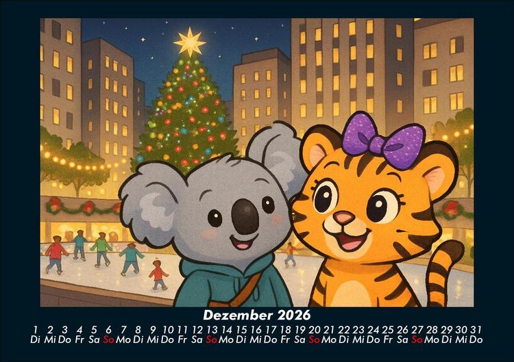 Produktbild: Kiki & Tina - Ein Jahr in New York 2026 Fotokalender DIN A5