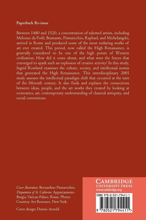 Produktbild: The Culture of the High Renaissance