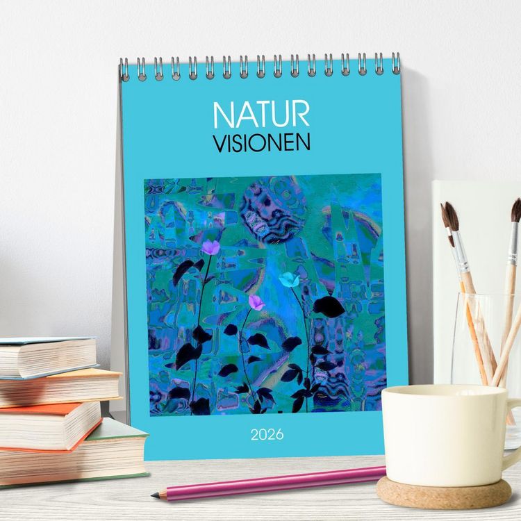 Produktbild: NaturVisionen (Tischkalender 2026 DIN A5 hoch), CALVENDO Monatskalender