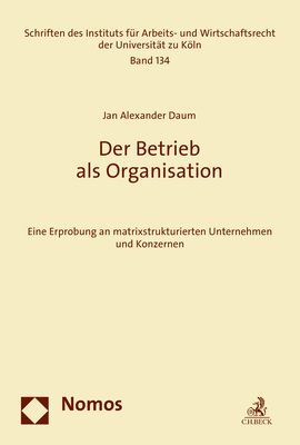 Produktbild: Der Betrieb als Organisation