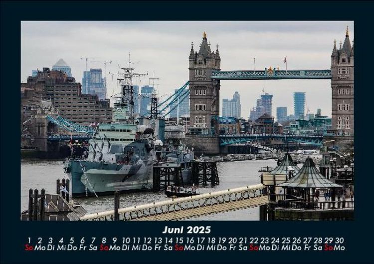 Produktbild: London 2025 Fotokalender DIN A5