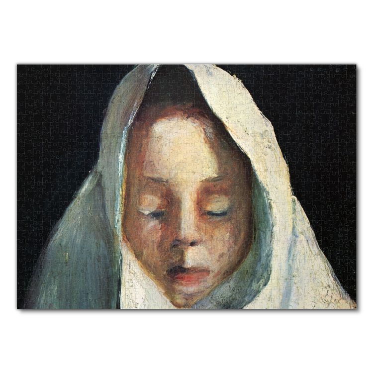 Produktbild: Lais Puzzle Paula Modersohn-Becker - Frauenakt mit Kind vor bl&uuml;hendem Rosenstrau&szlig; 1000 Teile