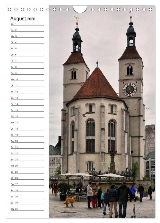 Produktbild: Regensburg - Ansichtssache (Wandkalender 2026 DIN A4 hoch), CALVENDO Monatskalender