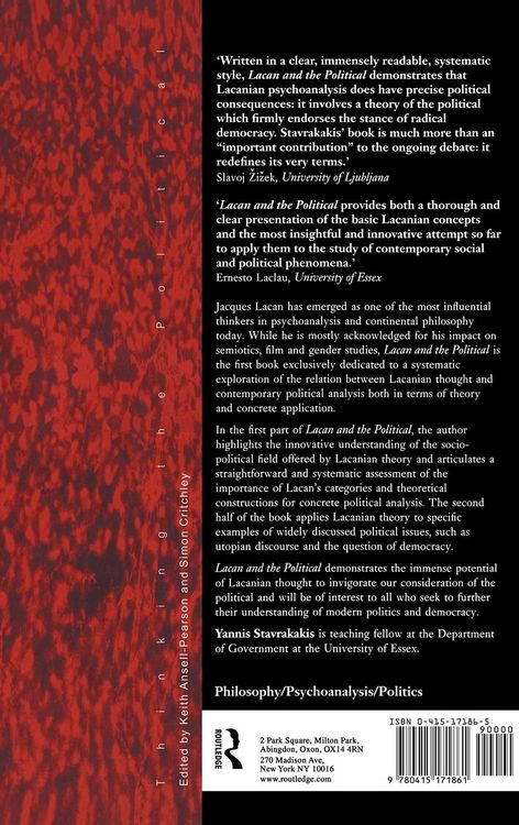 Produktbild: Lacan and the Political