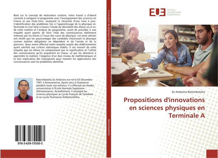 Produktbild: Propositions d'innovations en sciences physiques en Terminale A