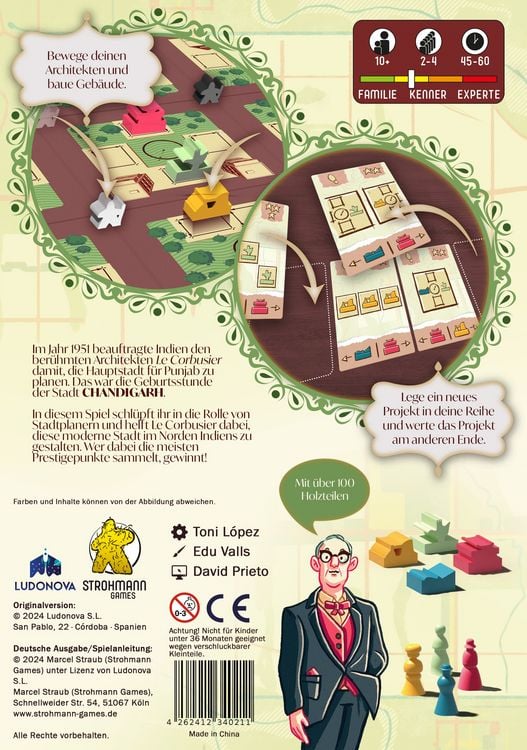 Produktbild: Strohmann Games STRD0031 - Chandigarh, Familienspiel, Kennerspiel,