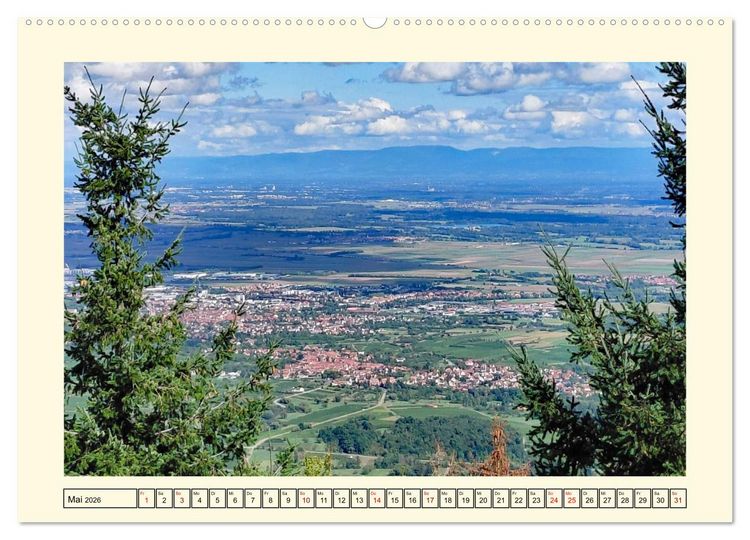 Produktbild: Elsass - Immer eine Reise wert (Wandkalender 2026 DIN A2 quer), CALVENDO Monatskalender