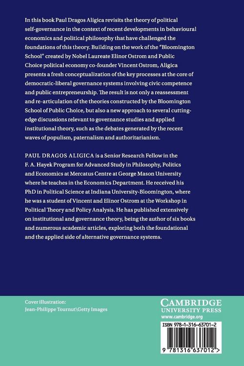 Produktbild: Public Entrepreneurship, Citizenship, and Self-Governance
