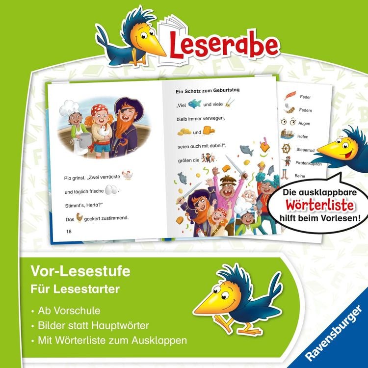 Produktbild: Leserabe Vor-Lesestufe - Piratin Pia auf Schatzsuche