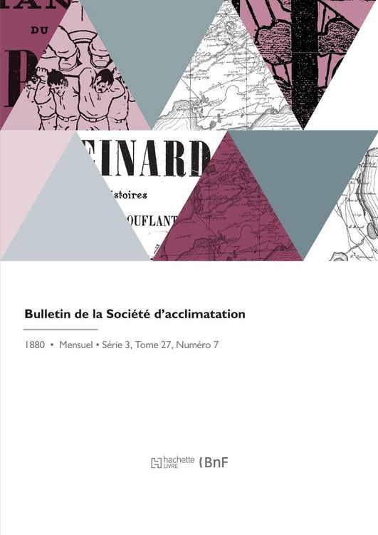 Produktbild: Bulletin de la Soci&eacute;t&eacute; d'acclimatation