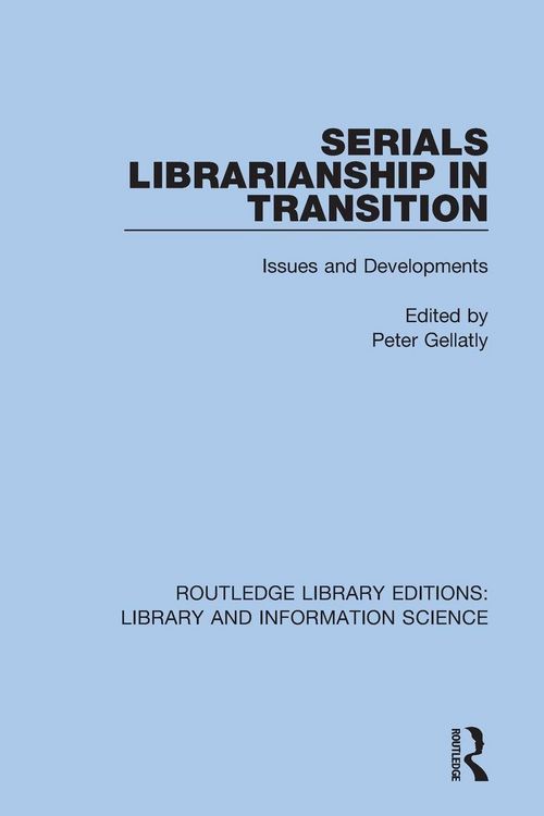 Produktbild: Serials Librarianship in Transition