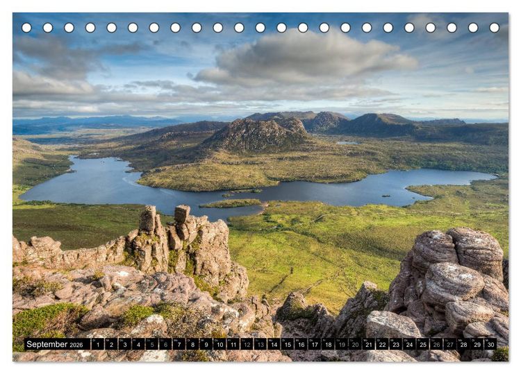 Produktbild: Wundersch&ouml;nes Schottland (Tischkalender 2026 DIN A5 quer), CALVENDO Monatskalender