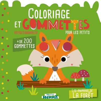 Produktbild: Coloriage et gommettes pour les petits : les animaux de la for&ecirc;t